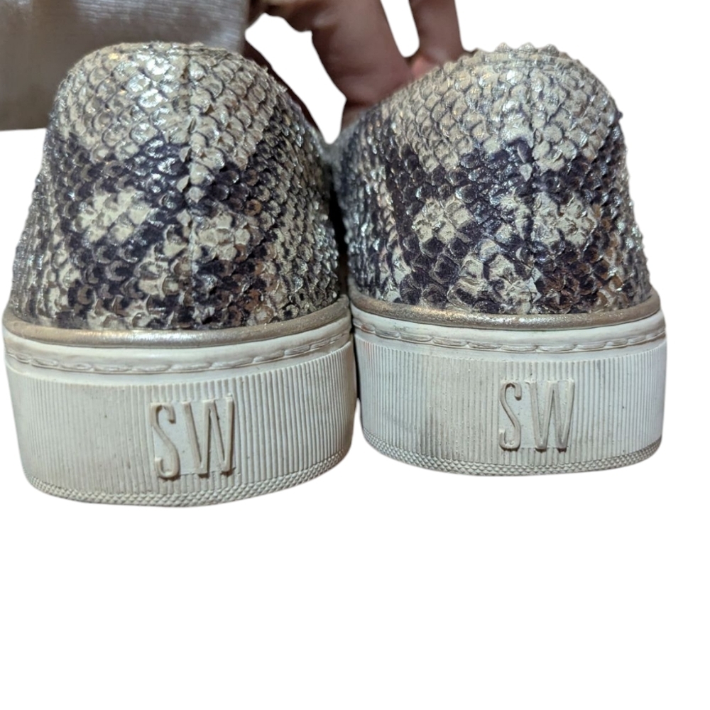 Stuart Weitzman Snake Print Slip-On Sneaker 8 Ani… - image 6